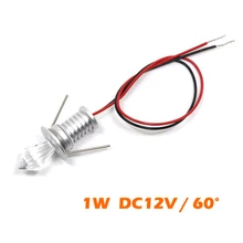 24 шт./лот Супер Мини DC12V 1 Вт светодиодный Кристалл Светодиодные лампы для выставочный стенд для украшений винный шкаф красочный Звездный светодиодный освещение