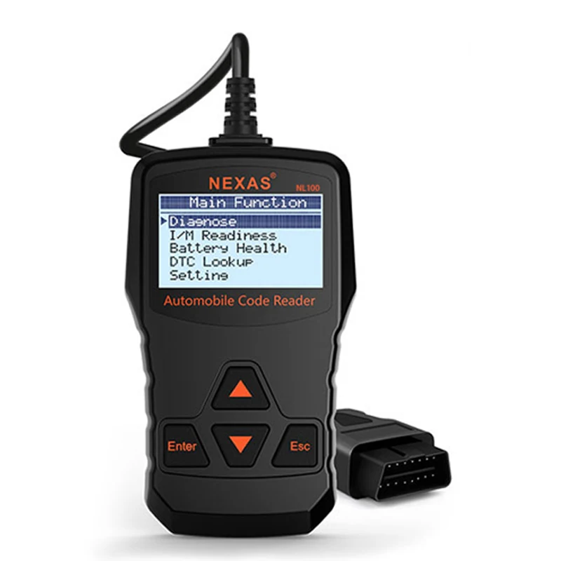 

NEXAS 2018 NL100 OBD2 Auto Diagnostic Scanner Engines for Car Diagnostic Tool Support Russian English French etc.