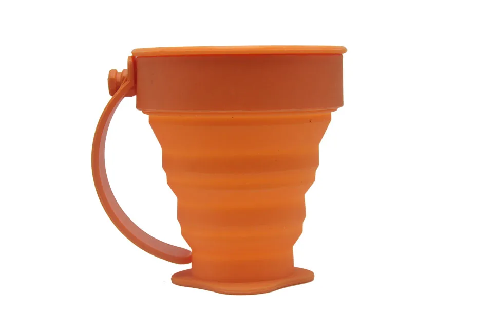200ml Portable Folding Silicone Tea Cup for Travel (4)