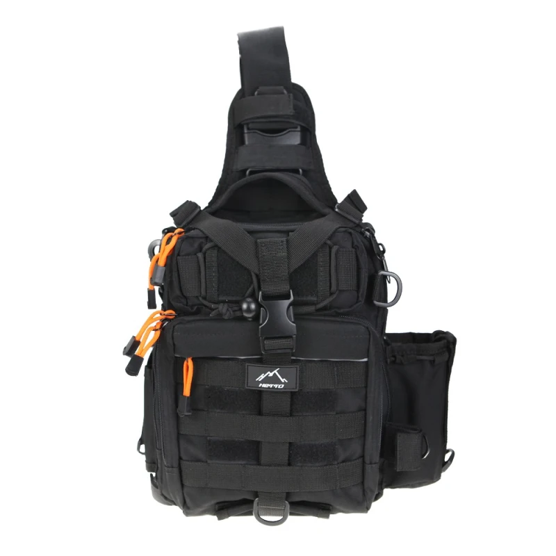 Hetto Tactiacl Bag Waterproof Outdoor Sports Bag Hiking Camping Backpack Multifunctioanl One Shoulder Bag Travel Chest Bag 