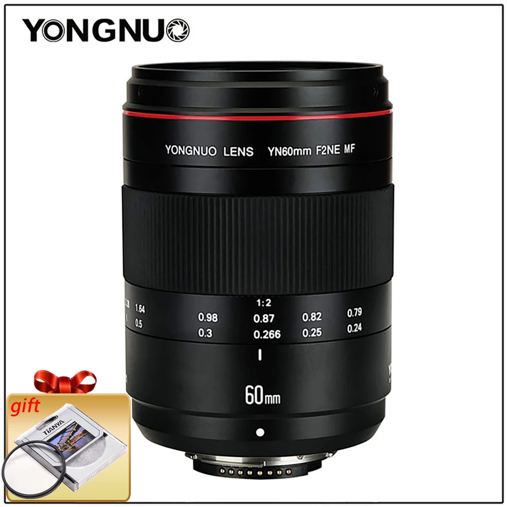 Макрообъектив YONGNUO YN60mm F2 MF 0 234 m макрообъектив 60 мм для Canon EOS 70D 5DMK II 5diii 600D 700D DSLR Nikon