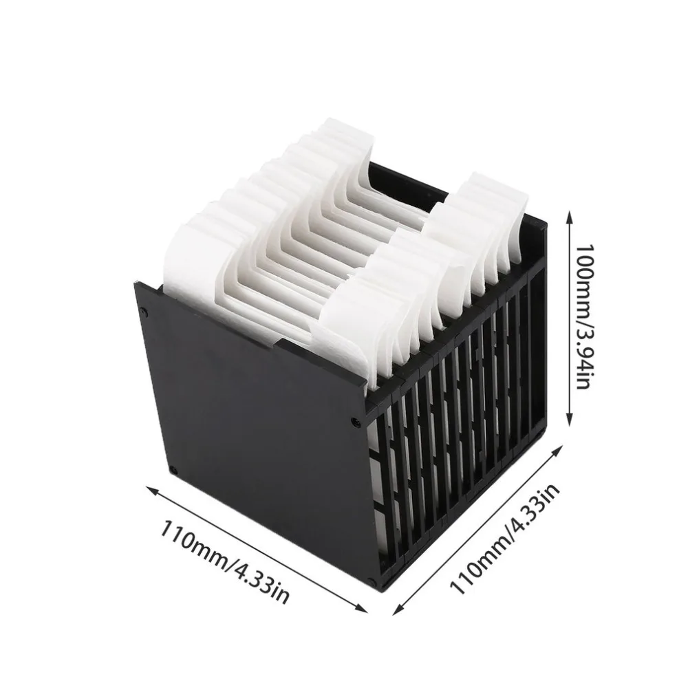 Портативный мини-вентилятор фильтровальная бумага для спальни