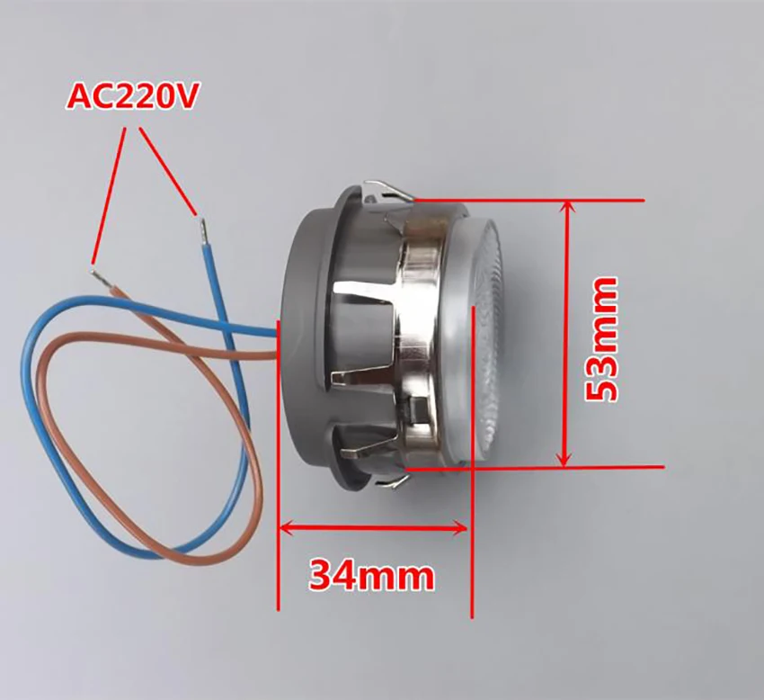 Небольшой светодиод прожектор с теплым светом AC 220 V 3 W лампа Встроенная теплоотвод резистивная емкость бак драйвер 2700 k освещение аксессуар