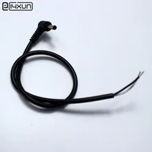 1 шт. 5,5*2,5 мм 90 градусов разъем питания постоянного тока с кабелем 30 см черный разъем для зарядки 5,5x2,5 мм вилки для цифрового аудио