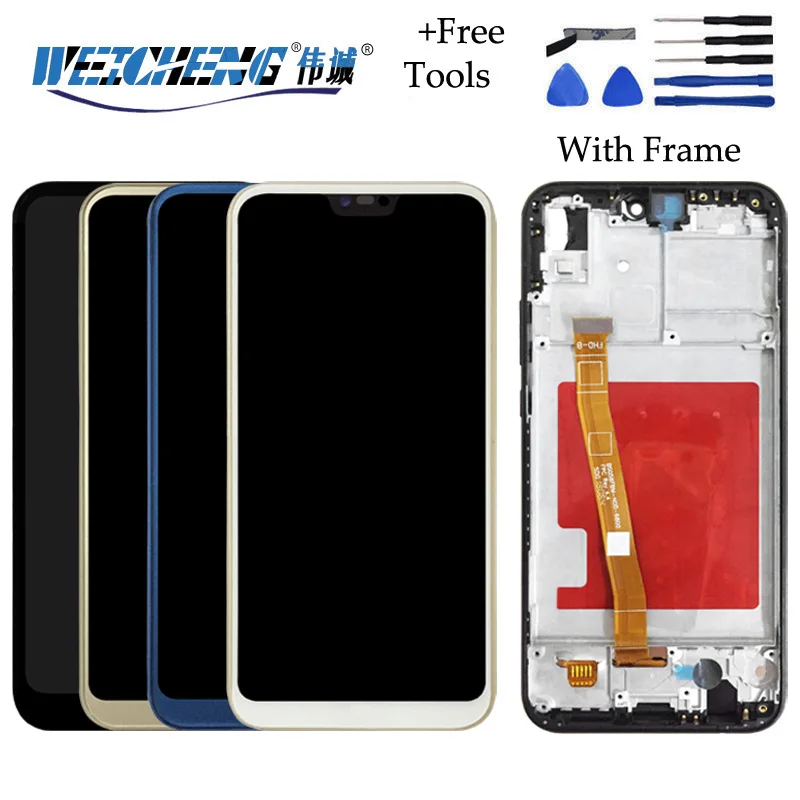 

For Huawei P20 Lite ANE-LX1 ANE-LX3 LCD Display+Touch Screen Digitizer Assembly With Frame For Huawei Nova 3E +Free Tools
