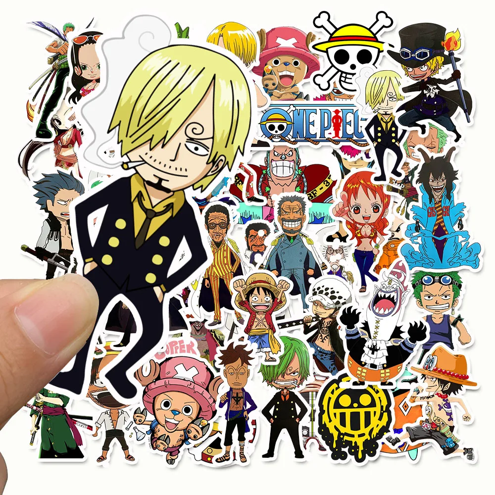 61 шт. Аниме one piece sticker s bomb Luffy наклейка s Наклейка для сноуборда багажа автомобиля PS4 рюкзак холодильник ноутбук гитарная наклейка