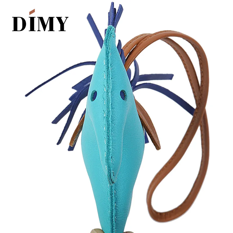 DIMY Handmade Genuine Lamb Leather Mini Pony Bag Cute Horse Charm Lambskin Pendant Christmas Charms For Women's Bags 13*10cm