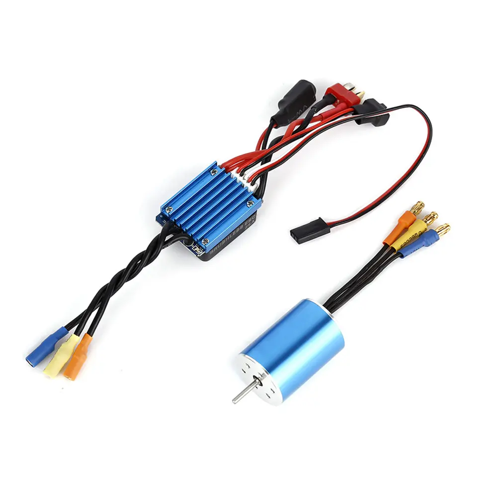 

1/16 RC Cars Accessories 2435 4800KV 4P Sensorless Brushless Motor+25A ESC Kit For DIY Model Aircraft Spare Parts