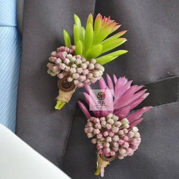 

Boutonnieres Pin Brooch Bridesmaid Artificial Mix Dandelion Match Colors Corsage Decoration Wedding Groom Groomsman Dandelion