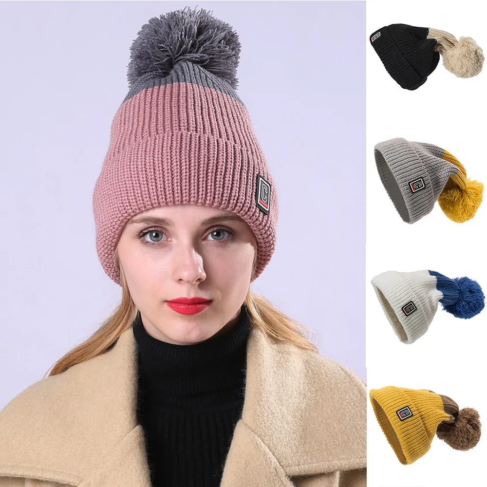 Buy Women Winter Warm Cap Hats Ladies Knitting Crochet