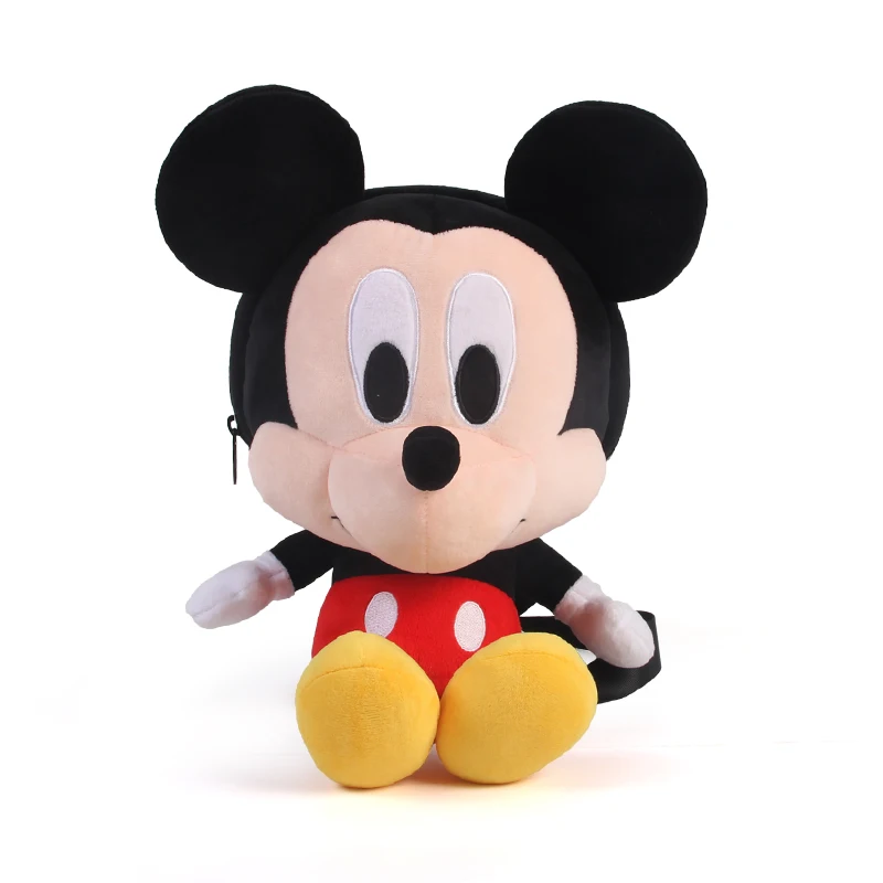 adorable backpack purse plush soft toys for girls boys best gift good quality Mickey plush backpacks kids  (6)