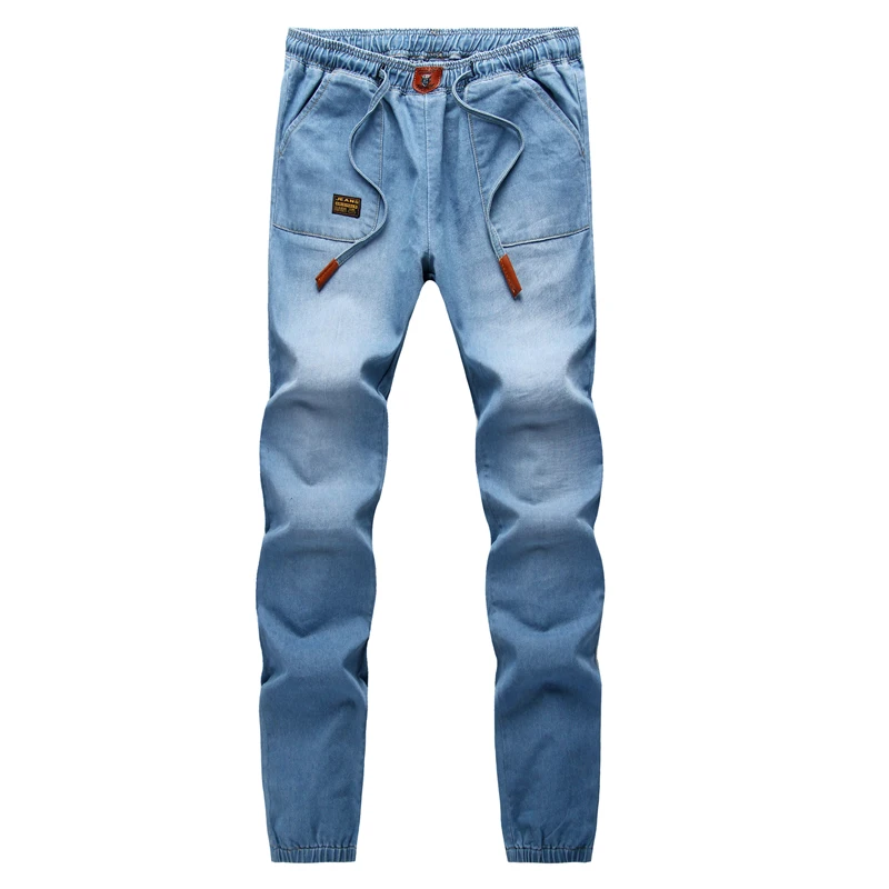 drawstring jogger jeans
