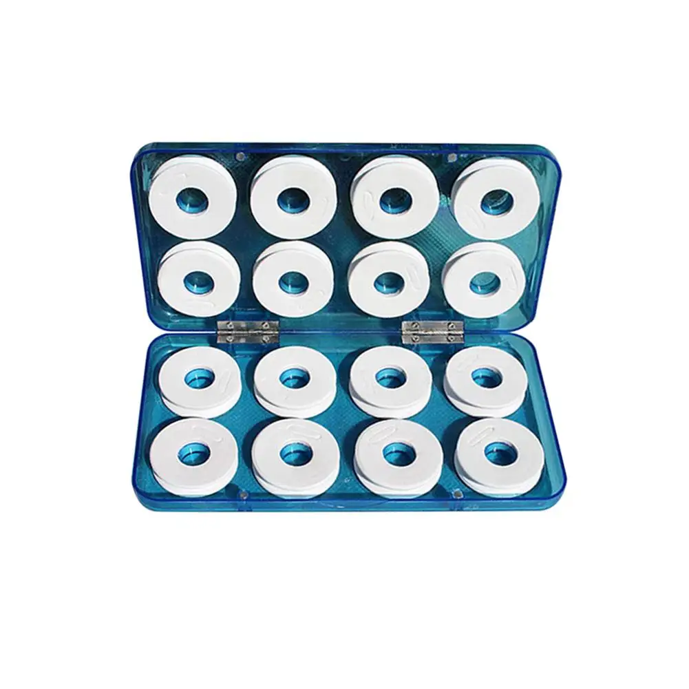 

16 PCS/Set Foam Winding Board Fishing Line Shaft Portable Bobbin Spools Fishing Box Tackle Boxes ABS Drop-Resistant Shock-Proof