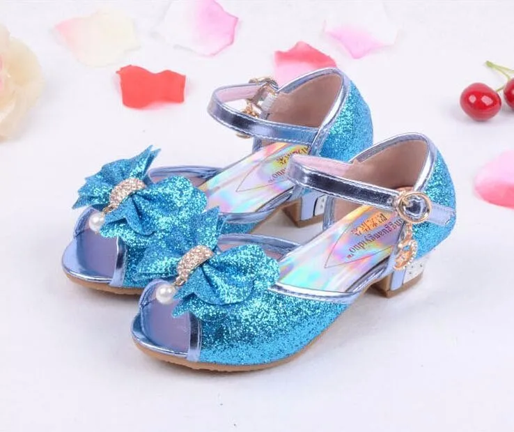 Girls Princess Leather Shoes-13