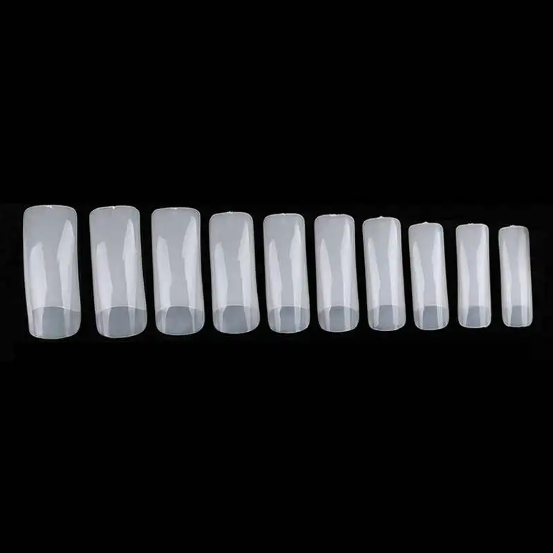 

100PCS Acrylic False Nail Tips For Manicure Fake Half Nails Tips Decoration Salon Makeup Beauty Fake Nail Cover For Women
