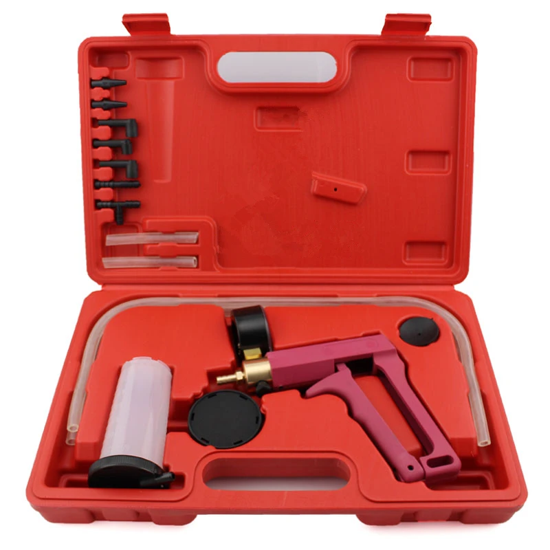 Handheld Vacuum Pump Brake Bleeder Kit Vacuum Gagesnylon Pump Body