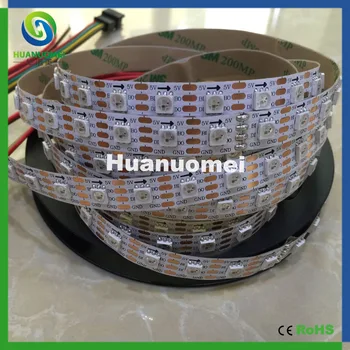 

Free Shipping WS2811 WS2813 Digital RGB LED Strip 5050 smd Pixel Light 60LEDs/m,5M/roll,DC5V input,White PCB,Non-waterproof IP20