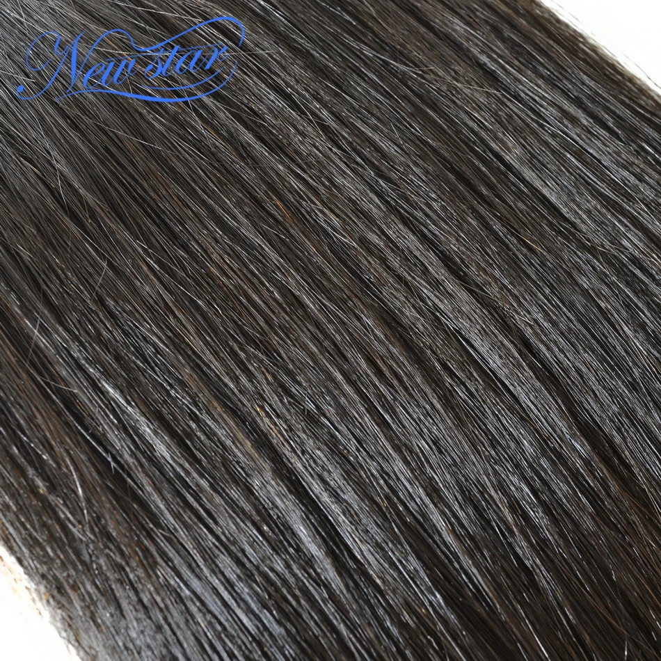 Peruvian Straight Virgin Human Hair 4 Bundles Thick Extension 100%Unprocessed Natural Color Raw Hair Weaving New Star Hair