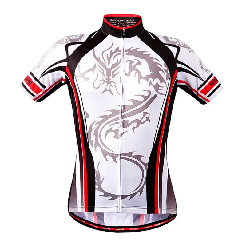WOSAWE Велоспорт Джерси велосипед одежда для велопрогулок, дышащая быстросохнущая Мужская велосипедная Джерси MTB горные велосипеды футболка с рисунком "Верховая езда" - Цвет: BC268