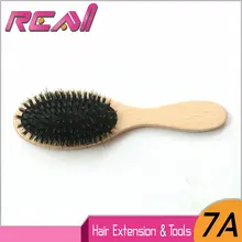 Цена по прейскуранту завода 1 шт Лак Цвет деревянная ручка Профессиональный натуральный кабана щетины волос щетки для наращивания волос