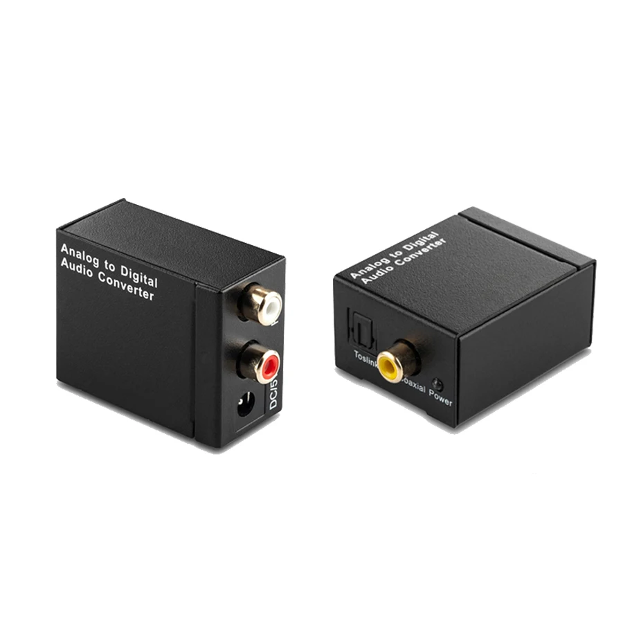 

Digital to Analog Audio Converter Optical Fiber Coaxial Toslink SPDIF To RCA Adapter For TV Box BD Amplifier