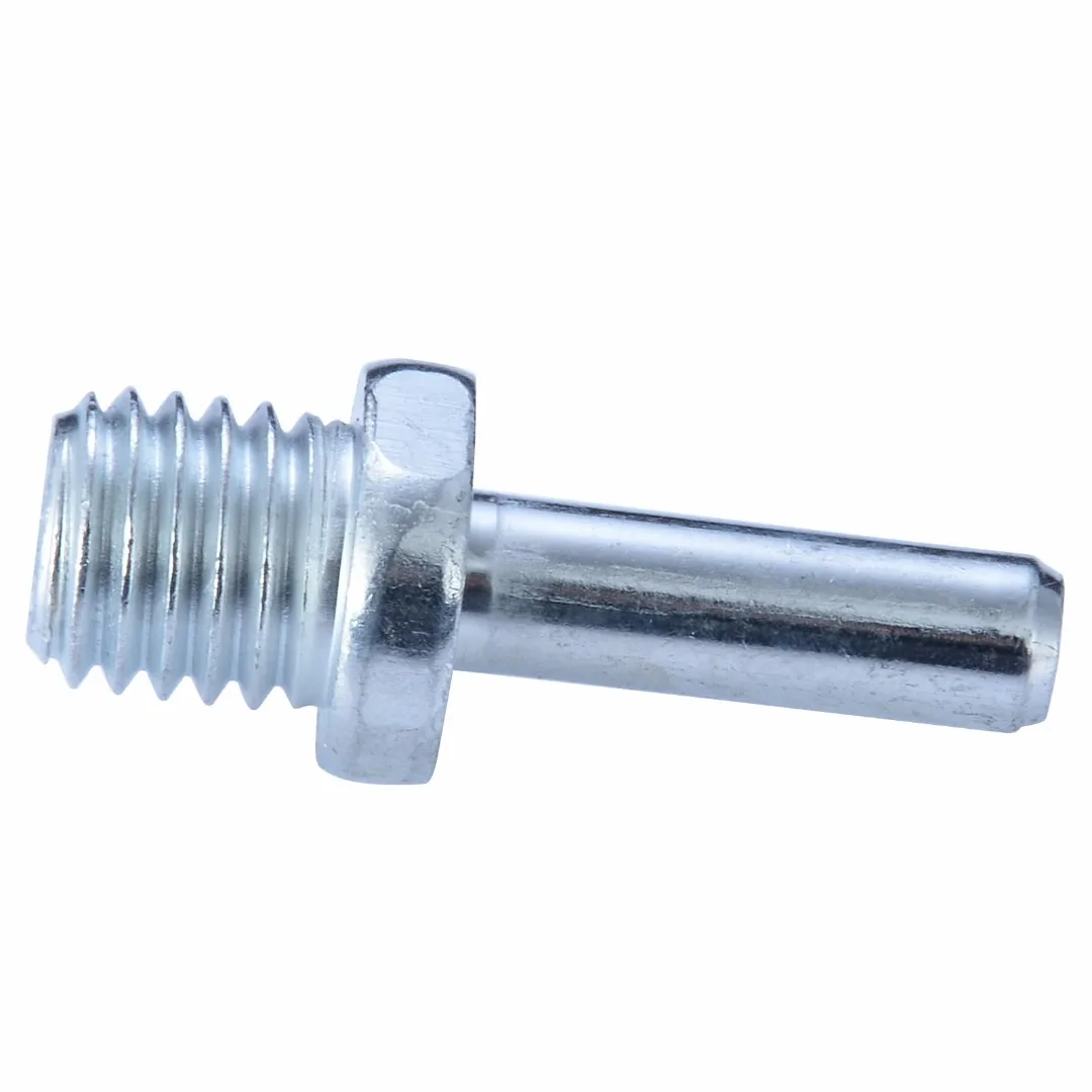 1 Pair Silver M14 Screw Spindle Drill Adapter For Auto Car Polish Wax Foam Sponge Pad Stainless steel Polisher Buffer