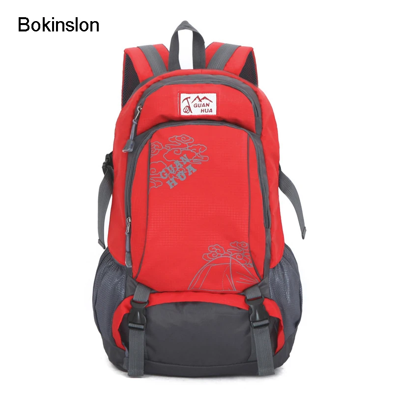 

Bokinslon Men Backpack Fashion Waterproof Nylon Large Capacity Men's Backpack Individuality Sport Outdoor Mens Backpack Bags