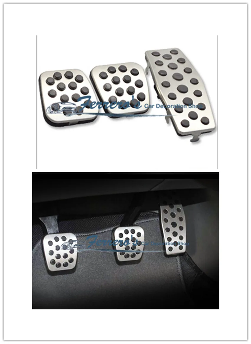 Stainless Steel pedal AT MT car accessories For Chevrolet