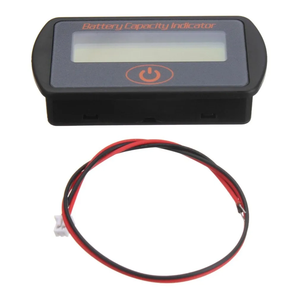

12V Battery Capacity Indicator Monitor Small Size Digital LCD Display Lead-Acid Battery Percentage Voltmeter Voltage Indicator