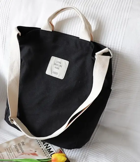 Корейская версия универсальной холщовой сумки через плечо Простые художественные косые сумки