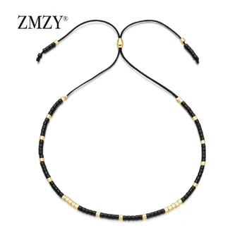 ZMZY Miyuki Bracelet Joyeria New Bijoux Pulseras Bohemian Bileklik Glass Beads Thin Colorful Bracelets for Women Wedding Jewelry