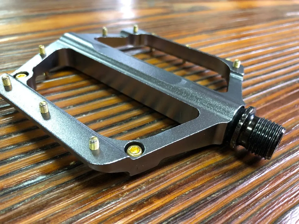 CNC Обработанная алюминиевая педаль для велосипеда 3 герметичных подшипника ось Cr