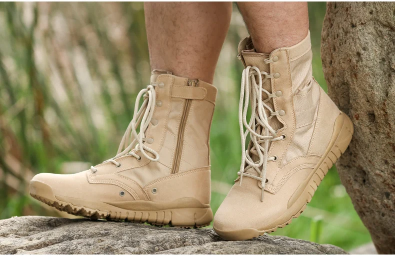 CQB. FURY/супер светильник; Мужские ботинки в стиле милитари черного цвета; тактические ботинки для пустыни на молнии; дышащие и удобные армейские boot38-46