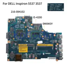 KoCoQin Laptop motherboard For DELL Inspiron 15R 5537 3537 Core I5 Mainboard CN-0MXM3Y 0MXM3Y VBW00 LA-9981P SR170 216-0841027