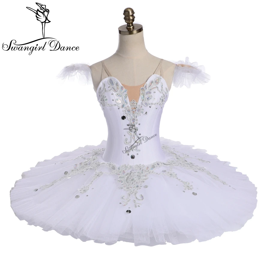 women nutcracker tutu professional ballet tutu swan lake white classical ballet tutu for girls pancake tutuBT9113