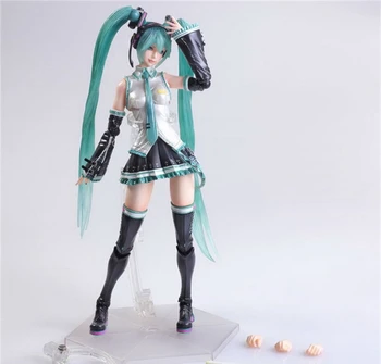

Play Arts Kai Hatsune MIKU Figure 25cm Play Art PVC Action Figure Doll Toys Kids Gift