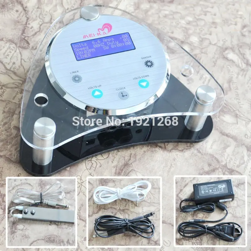 

2017/Digital LCD Tattoo Power Supply Swiss motor acrylic permanent makeup power supply make up accesories tattoo eyebrow machine