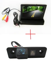 Color Cámara de Visión Trasera para SKODA FABIA ROOMSTER OCTAVIA TOUR, con 4.3 Pulgadas LCD plegable Del Monitor