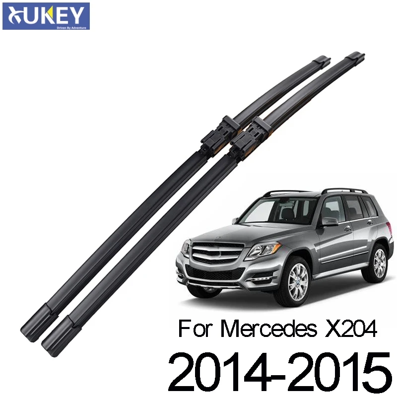 

Xukey 2Pcs/set Front Windscreen Wiper Blades For Mercedes GLK-Class X204 GLK250 GLK350 GLK300 2014 2015 22"19"
