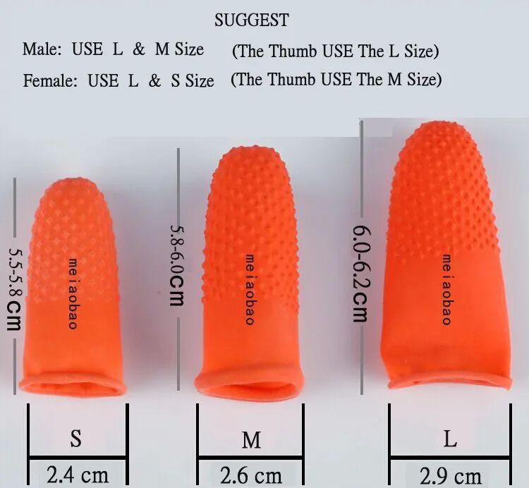 100 шт одноразовые латексные напальчники антистатические резиновые кончики пальцев Нескользящие защитные кончики пальцев для электронного ремонта живопись