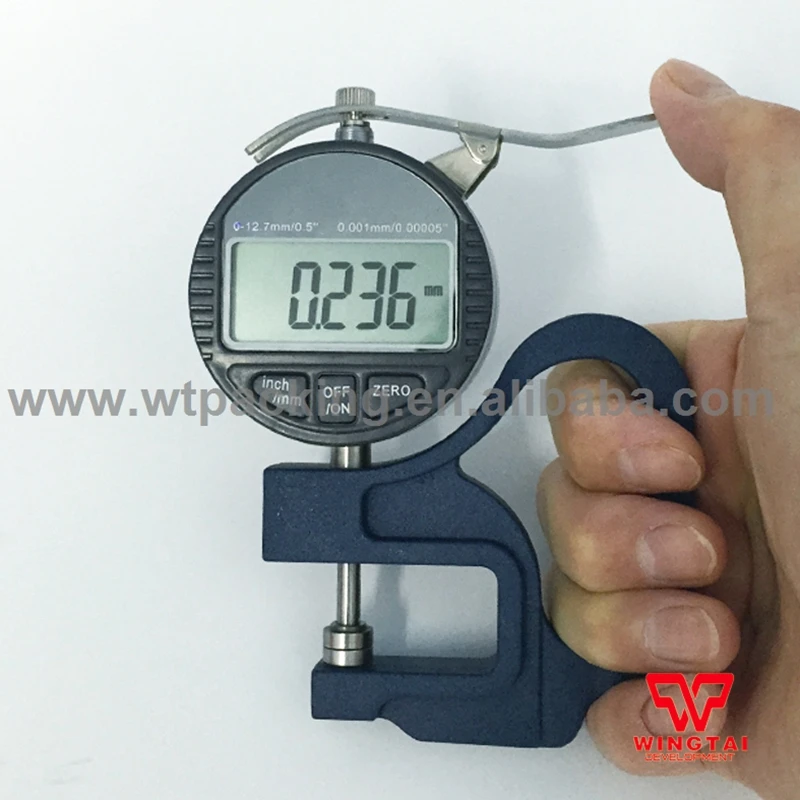 0.001mm High Accuracy Digital Thickness Gauge Meter 30mm Leather paper film Thickness Measuring