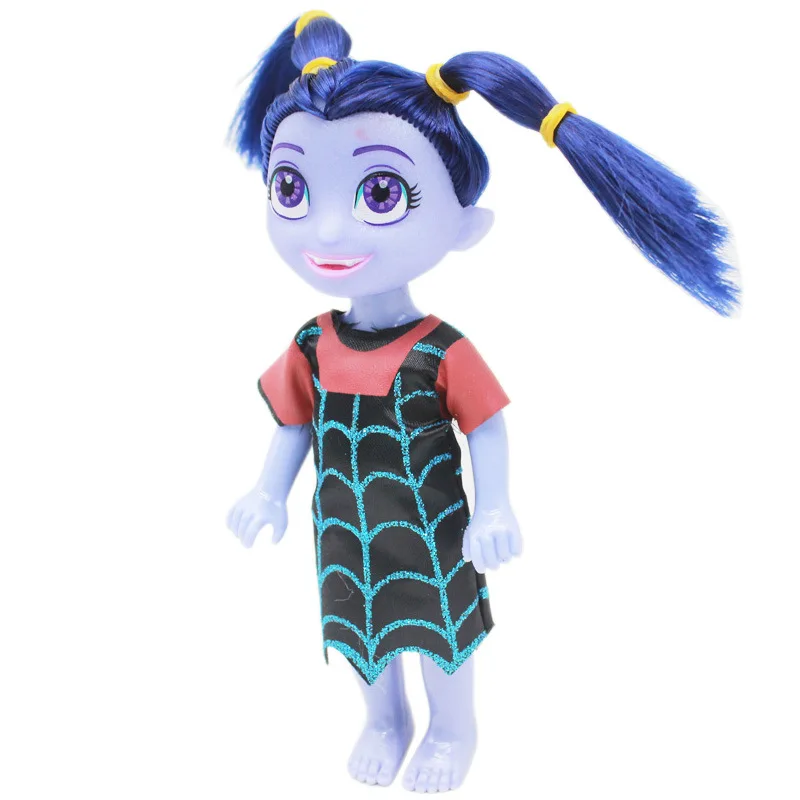 Милая кукла Vampirina pp хлопковый плюшевый Игрушки для девочек Новая настоящая Молодежная плюшевая кукла-вампир ручной кукольный детский подарок - Цвет: Purple