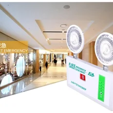 Освещение 120 мин светодиодный в случае пожара, при пожаре свет двойной Hed лампы