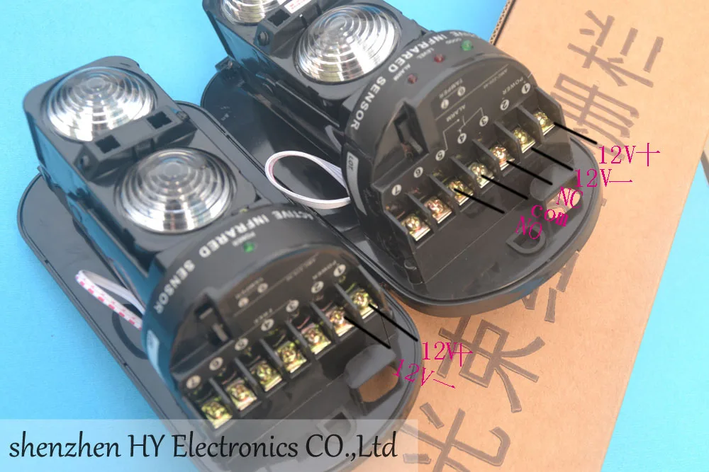 

Dual Beam Sensor Active Infrared Intrusion Detector With Detect distance 30-150M For Perimeter Wall Barrier GSM Alarm System