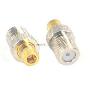 

(5 pieces/lot) SMB to F adapter SMB female jack to F jack Female RF coax connector adapters straight
