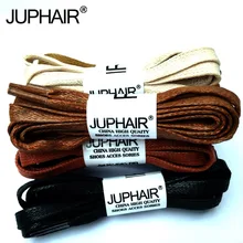 JUP 3 Pair Flat Waxed Colored Shoelaces Unisex  100% Cotton Flat Shoestring Leather Boot Laces Martin Boots Sneakers Shoes Laces