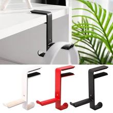 Держатель для наушников дисплей настольная подставка универсальная офисная Нескользящая вешалка гарнитура подставка Прочный кронштейн Экономия пространства Настольный зажим