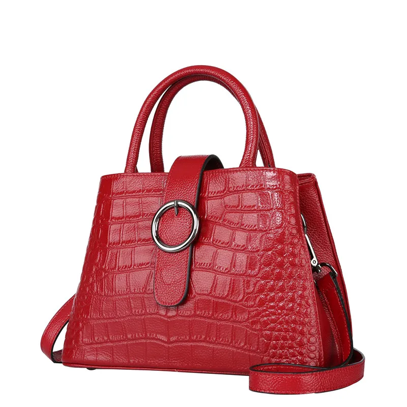 

Nesitu Fashion Red Blue Purple Black Genuine Leather Small Women Handbags Female Messenger Bags Ladies Shoulder Bags #M0845