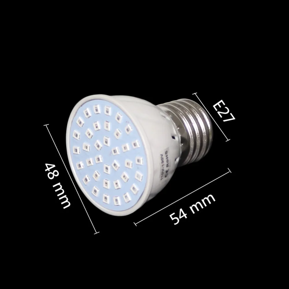 Spotlight Lamp Bulb Flower Plant Greenhouse Hydroponics System E27 Full Spectrum LED Grow Light 3W/5W Spotlight Lamp Bulb Flower Plant Greenhouse Hydroponics System E27 Full Spectrum LED Grow Light 3W/5W