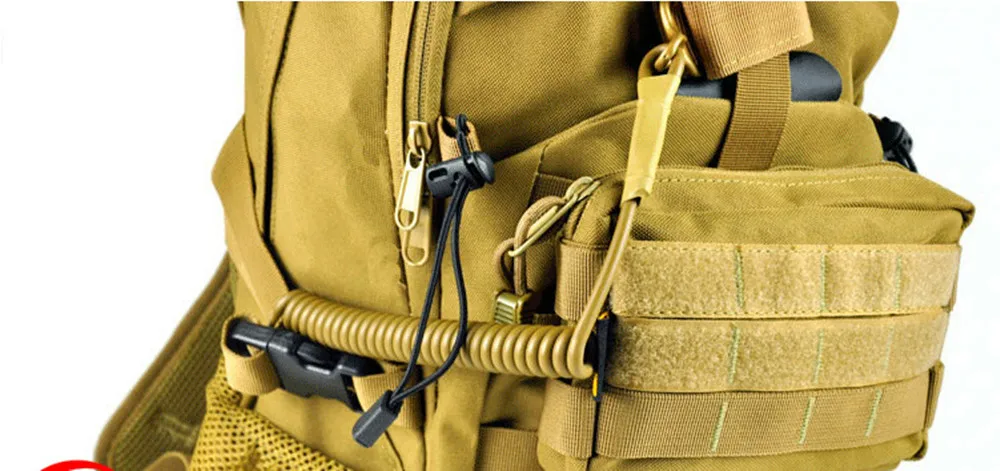 Outdoor Prevent Losing Elasticity Key Chain Hanging on The Rope